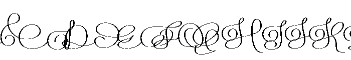 Tanliya Font UPPERCASE