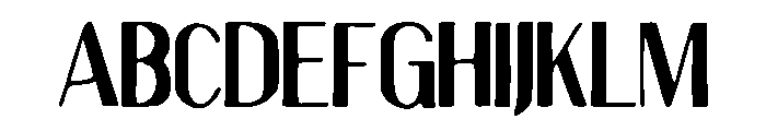 Tansy Font UPPERCASE