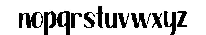 Tansy Font LOWERCASE