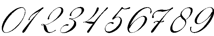 Tanya Kata Italic Font OTHER CHARS