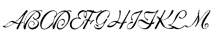 Tanya Kata Font UPPERCASE