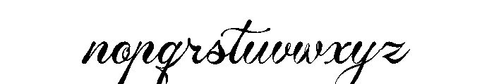 Tanya Kata Font LOWERCASE