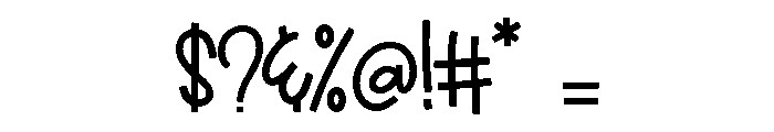 Taperon Font OTHER CHARS