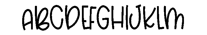 Taperon Font UPPERCASE