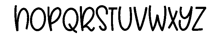 Taperon Font LOWERCASE