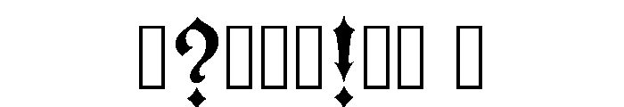 Tara Regular Font OTHER CHARS
