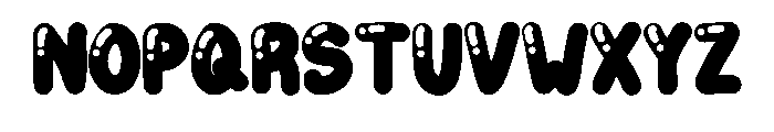 Tarala Bubble Regular Font LOWERCASE