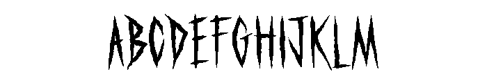 Tarantulaz Font UPPERCASE