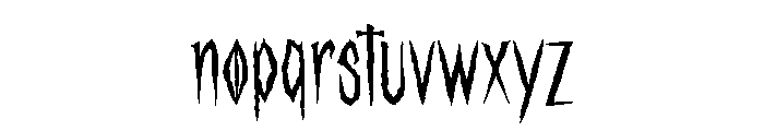 Tarantulaz Font LOWERCASE