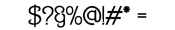 Taraweeh Regular Font OTHER CHARS
