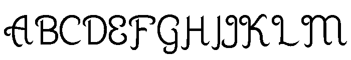 Taraweeh Regular Font UPPERCASE