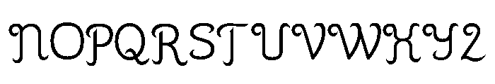 Taraweeh Regular Font UPPERCASE