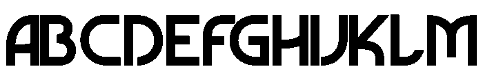 Tarevo Regular Font UPPERCASE