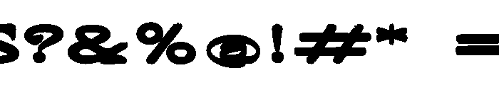 Targon Font OTHER CHARS