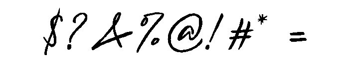 Taripang Font OTHER CHARS