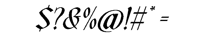 Taroth Sharp Regular Font OTHER CHARS