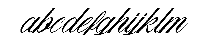Tartaglia Italic FONT