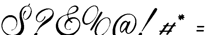 Tartaglia Font OTHER CHARS