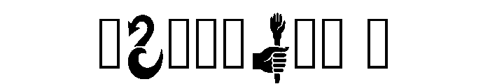Tassel Regular Font OTHER CHARS
