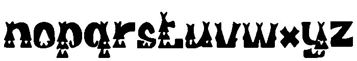 Tassels Font LOWERCASE