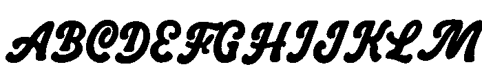 Tasty Parade Script Font UPPERCASE