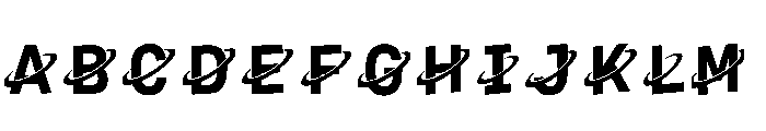 Tate Regular Font UPPERCASE