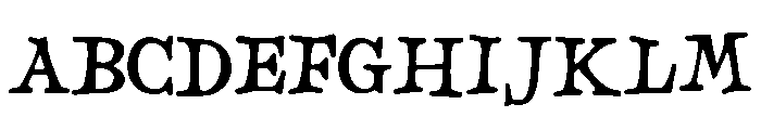 Tate Font UPPERCASE