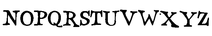 Tate Font UPPERCASE