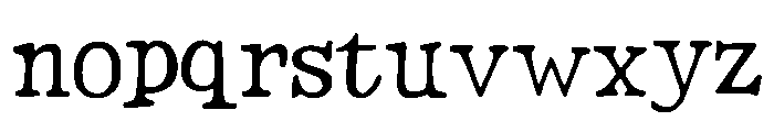 Tate Font LOWERCASE