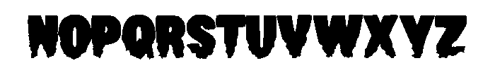 Tattered Gothic By Sque Regular Font UPPERCASE