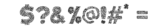 Tatterink Font OTHER CHARS