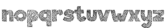 Tatterink Font LOWERCASE
