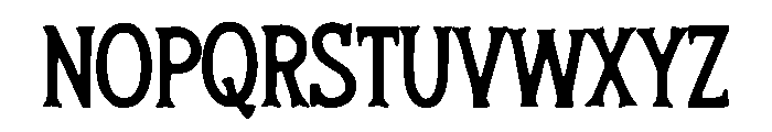 Tattoo Art Font UPPERCASE