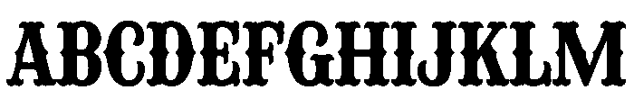 Tattoo Letter Font UPPERCASE