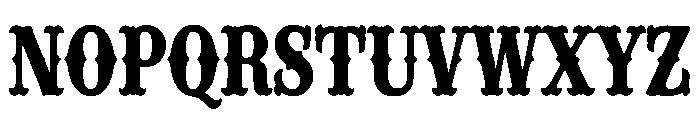 Tattoo Letter Font UPPERCASE