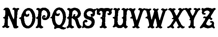 Tattoo Lettering Font UPPERCASE