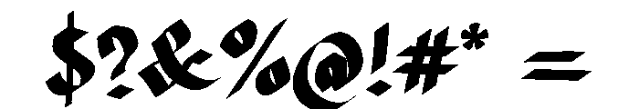 Tattoo Monogram Font OTHER CHARS
