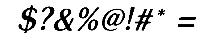 Tattoo Serif Font OTHER CHARS