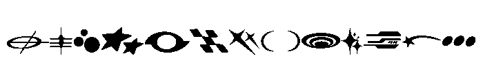 Tattoo Y2K Doodle Font UPPERCASE