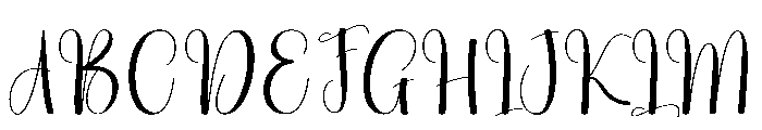 Taunting Font UPPERCASE