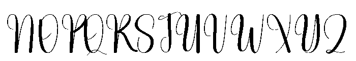 Taunting Font UPPERCASE
