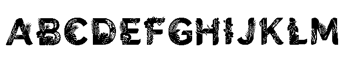 Tavion Regular Font UPPERCASE