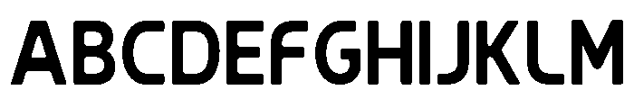 Tavo Zonalia Regular Font UPPERCASE