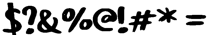 Tavreno Regular Font OTHER CHARS