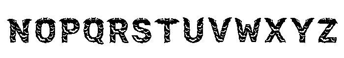 Tavros Regular Font UPPERCASE