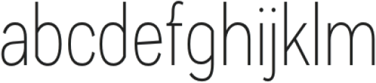 TA Fabricans Condensed ExtraLight otf (200) Font LOWERCASE