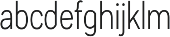TA Fabricans Condensed Light otf (300) Font LOWERCASE