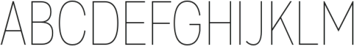 TA Fabricans Condensed Thin otf (100) Font UPPERCASE