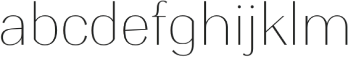 TA Fabricans Display Extra Light otf (200) Font LOWERCASE