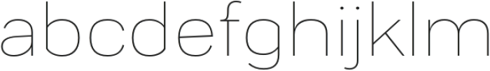 TA Fabricans Expanded Thin otf (100) Font LOWERCASE